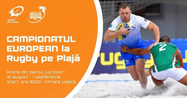 Campionatul European de Rugby pe Plajă Chișinău 2024